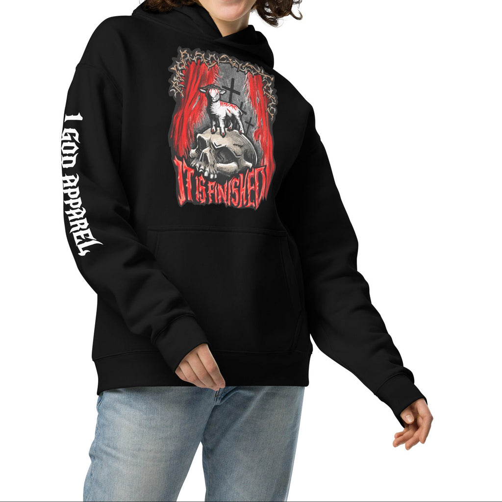 OVERSIZED HOODIE: IT IS FINISHED ILLUSTRATED