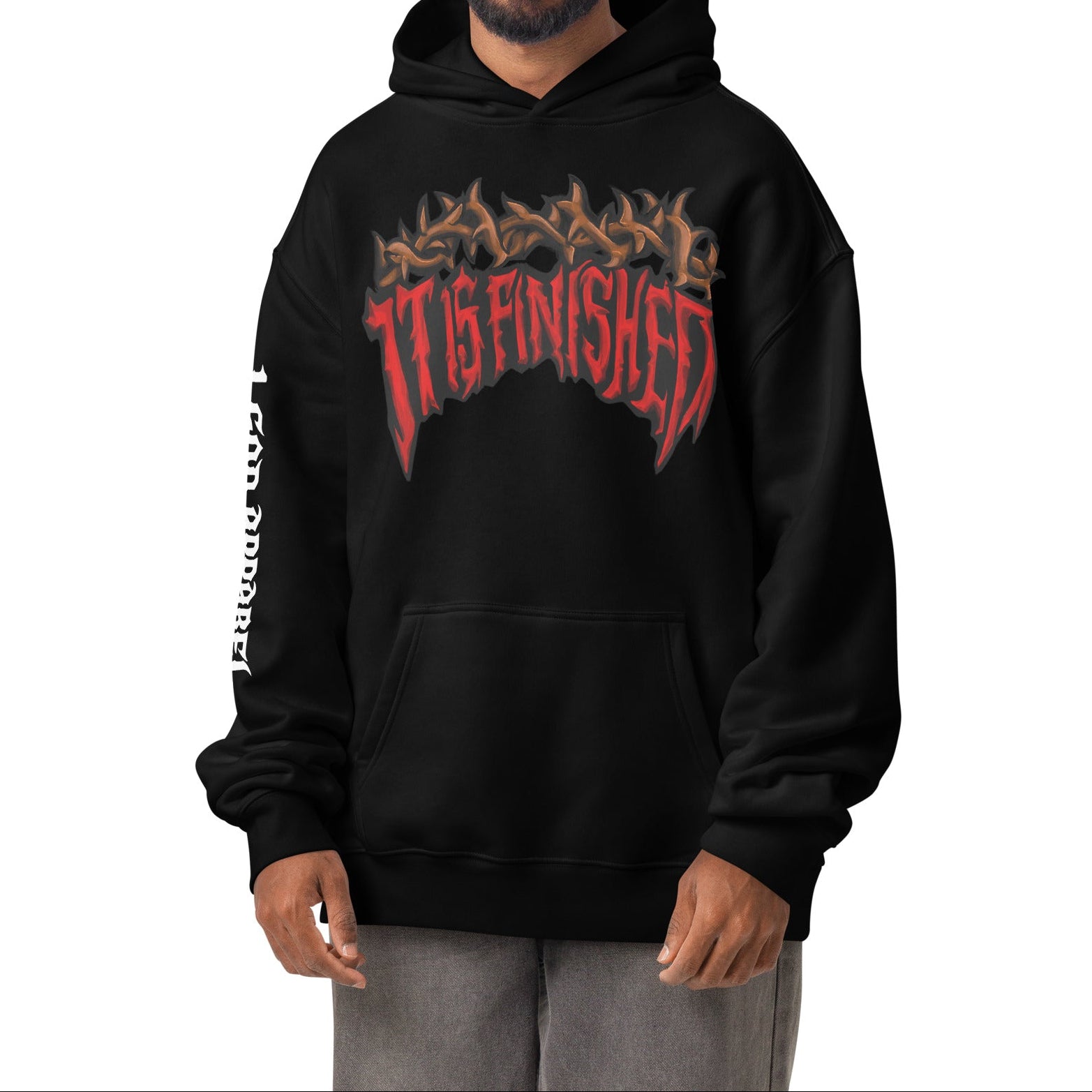 OVERSIZED HOODIE: IT IS FINISHED