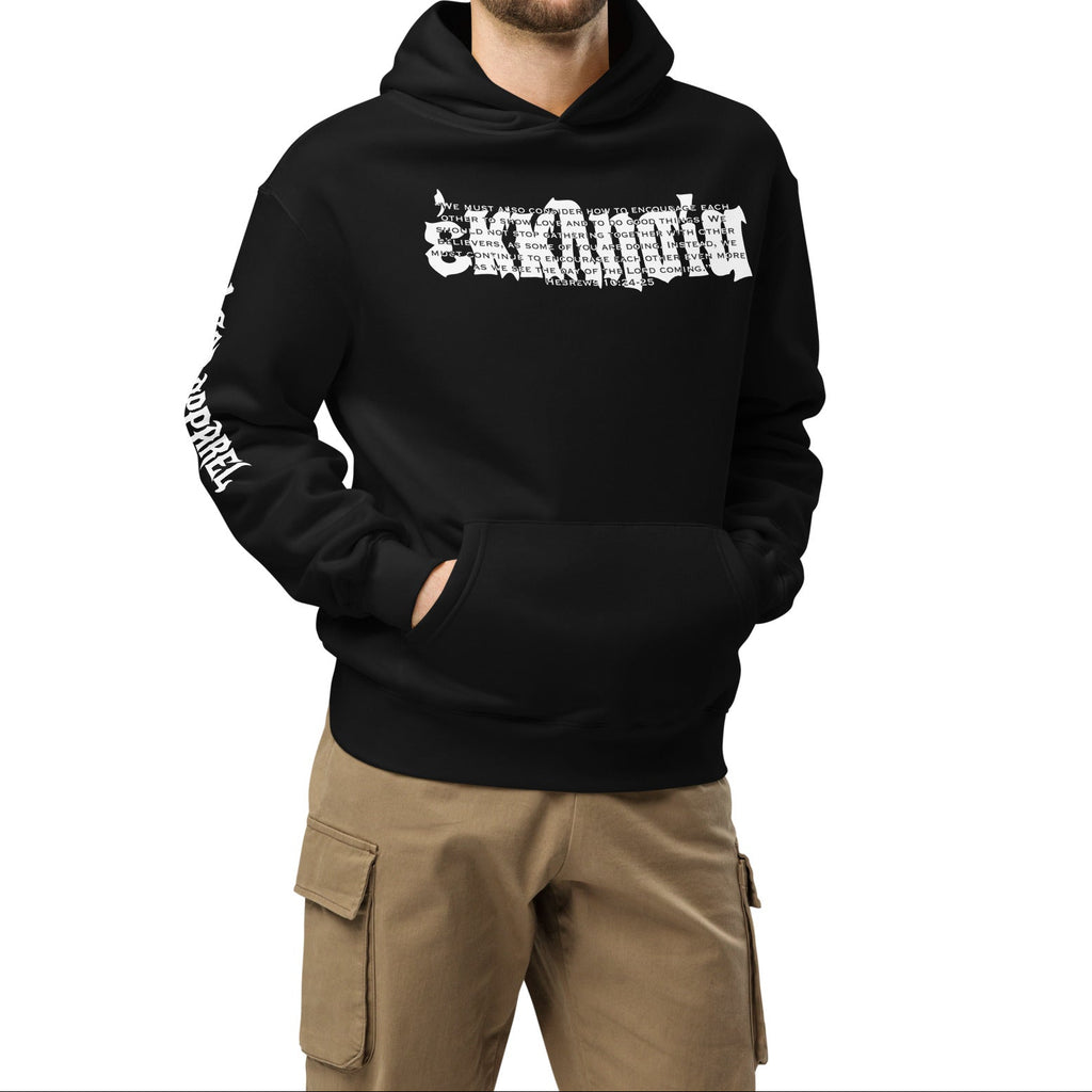 OVERSIZED HOODIE: HEBREWS 10:24-25