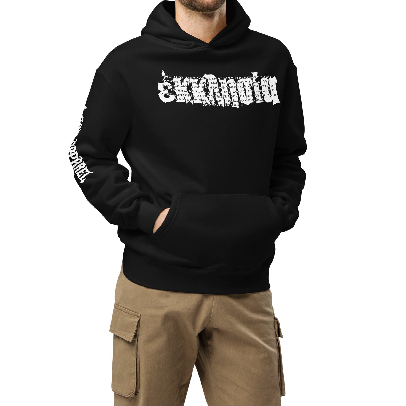 OVERSIZED HOODIE: HEBREWS 10:24-25