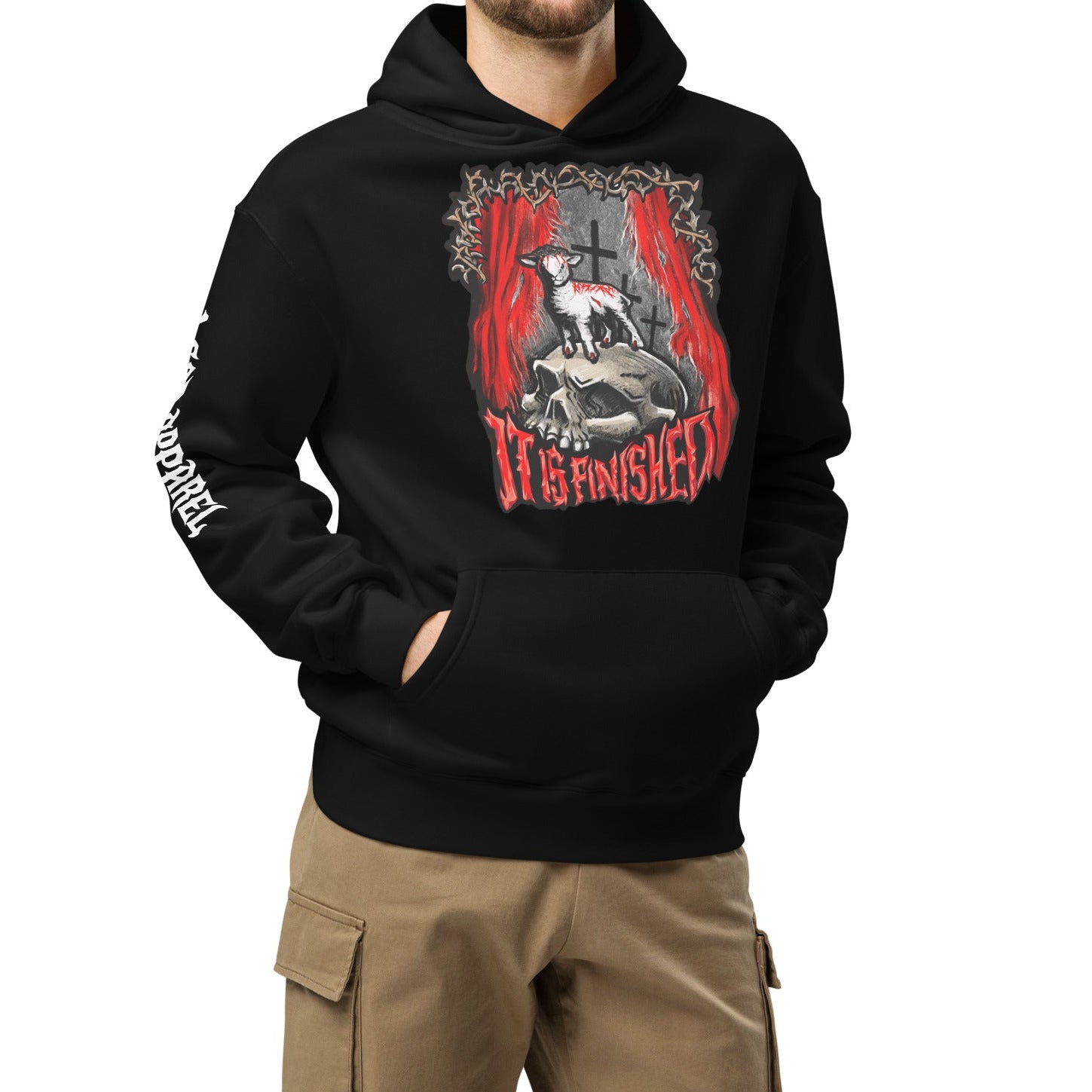 OVERSIZED HOODIE: IT IS FINISHED ILLUSTRATED