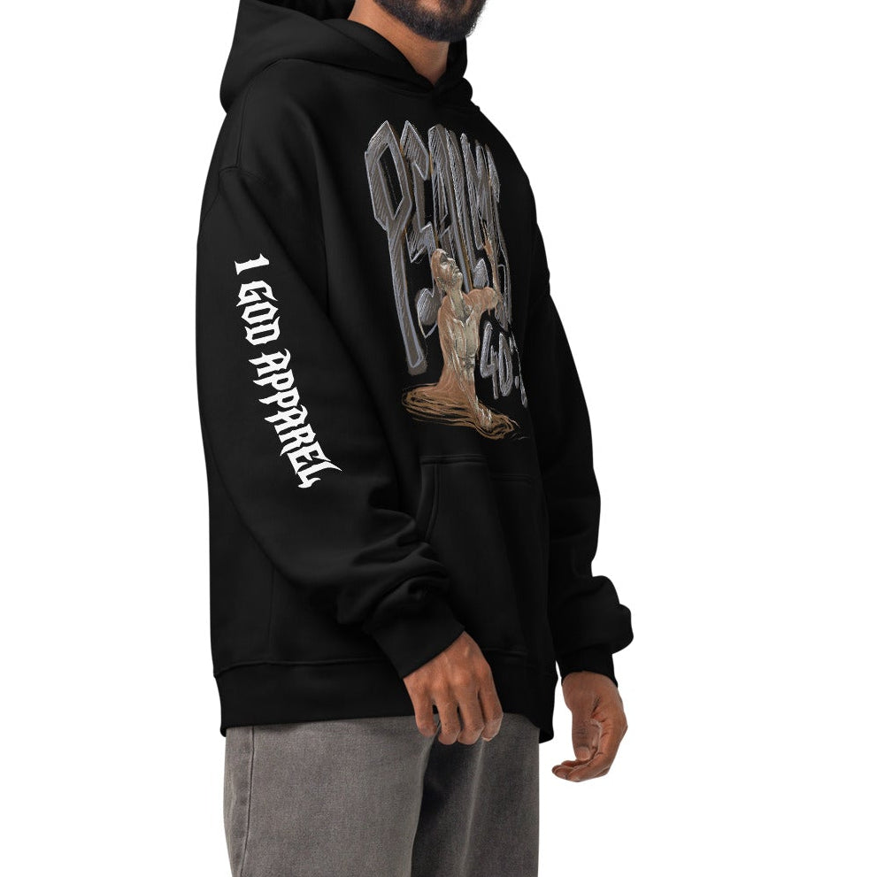 OVERSIZED HOODIE: PSALMS 40:2