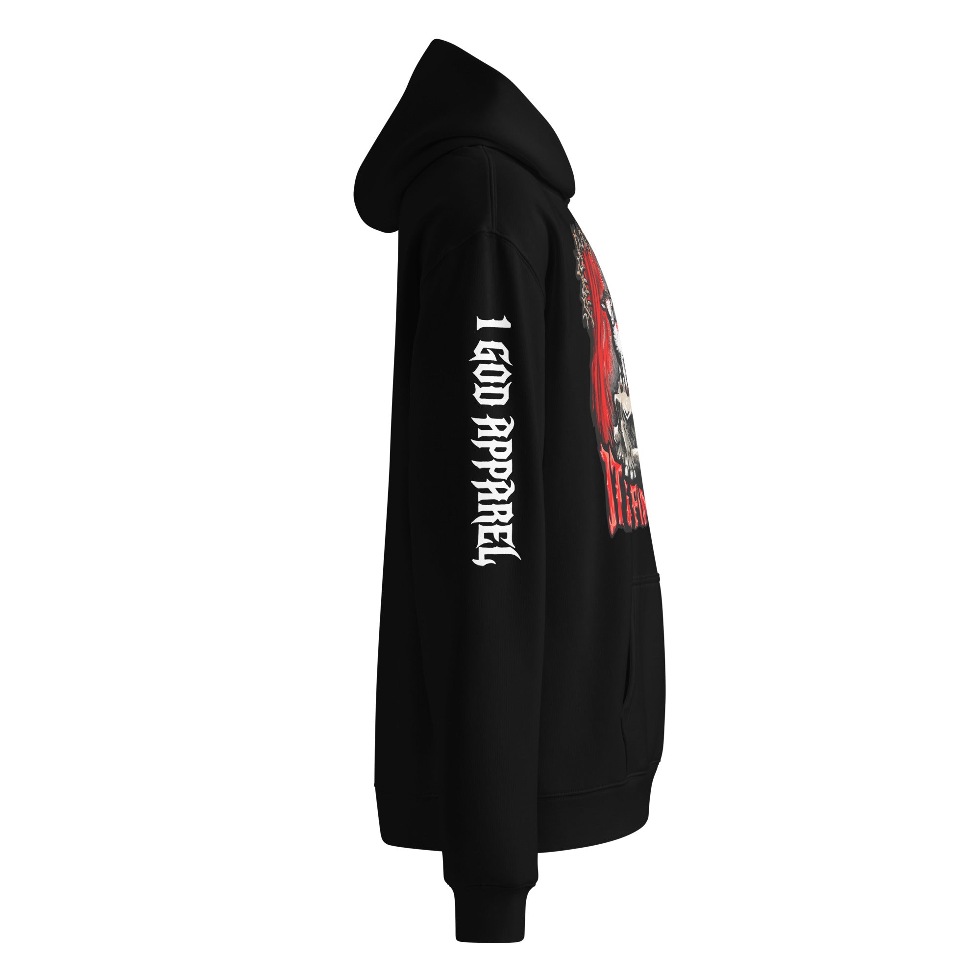 OVERSIZED HOODIE: IT IS FINISHED ILLUSTRATED