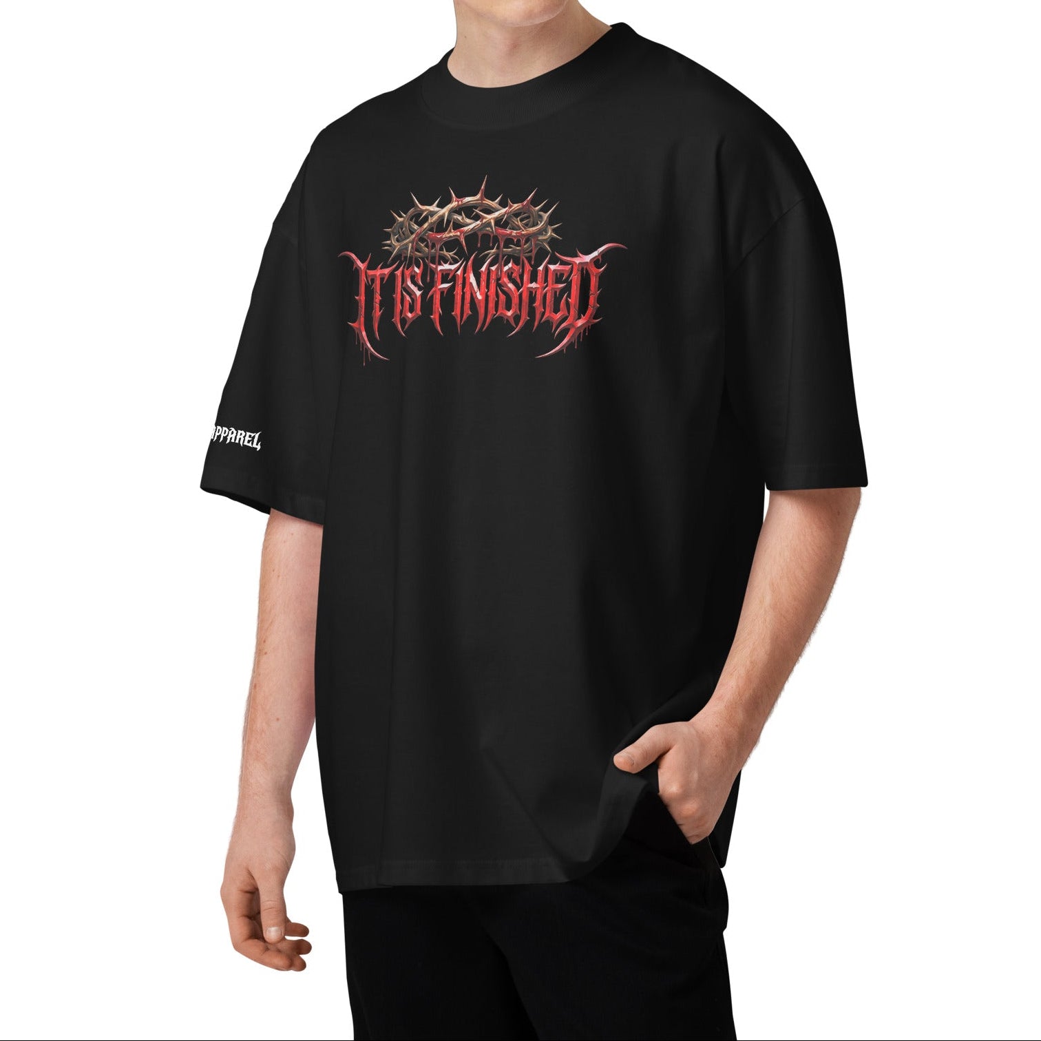 OVERSIZED ORGANIC T-SHIRT: (RL) JOHN 19:30