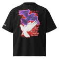 OVERSIZED ORGANIC T-SHIRT: RAVENS AND DOVES