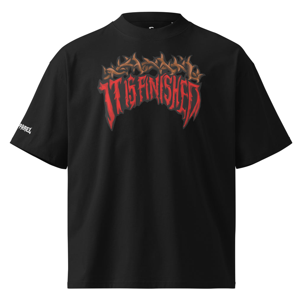 OVERSIZED ORGANIC T-SHIRT: IT IS FINISHED