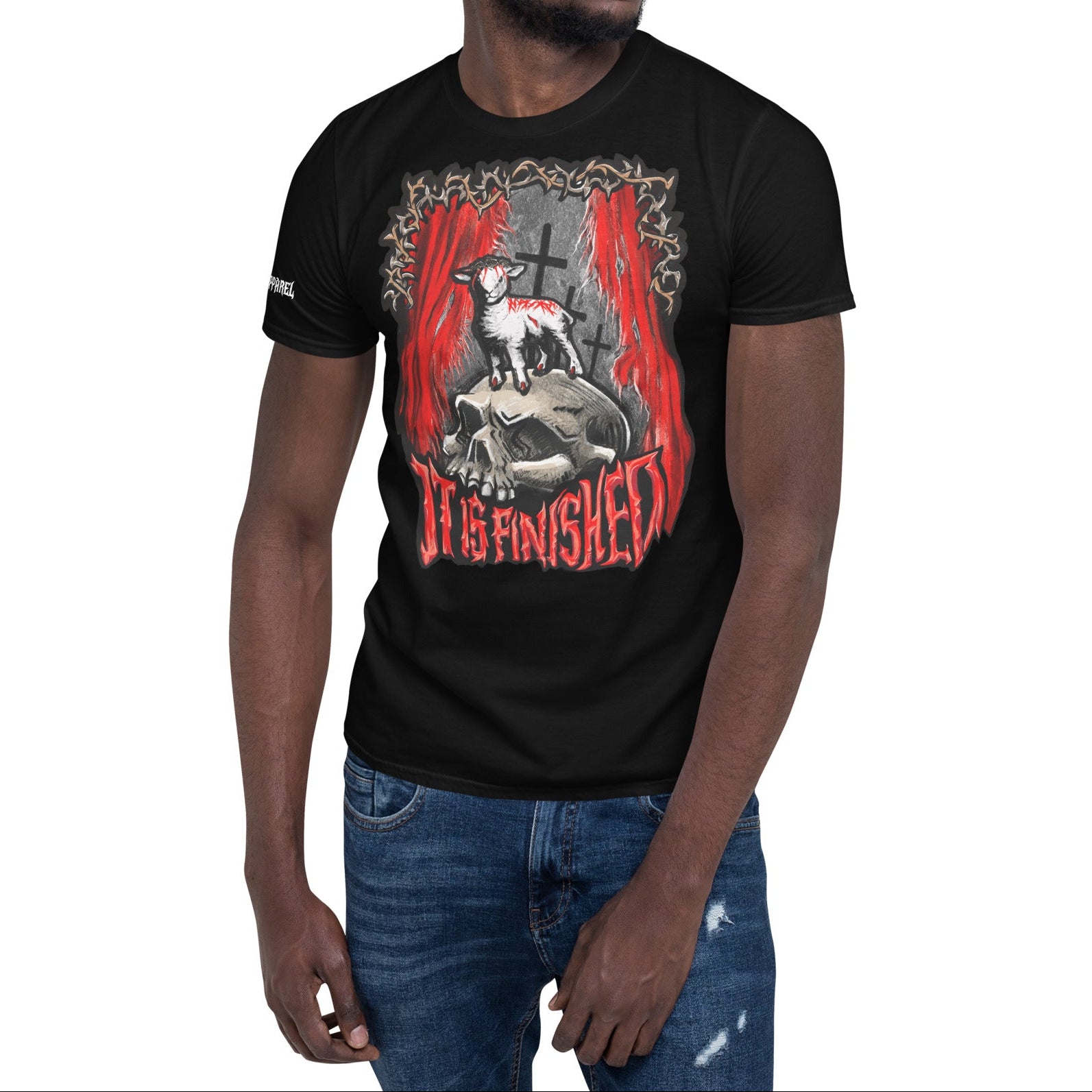 UNISEX T-SHIRT: IT IS FINISHED ILLUSTRATED