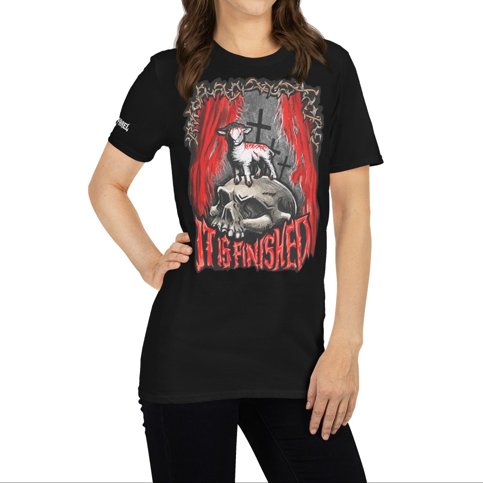 UNISEX T-SHIRT: IT IS FINISHED ILLUSTRATED