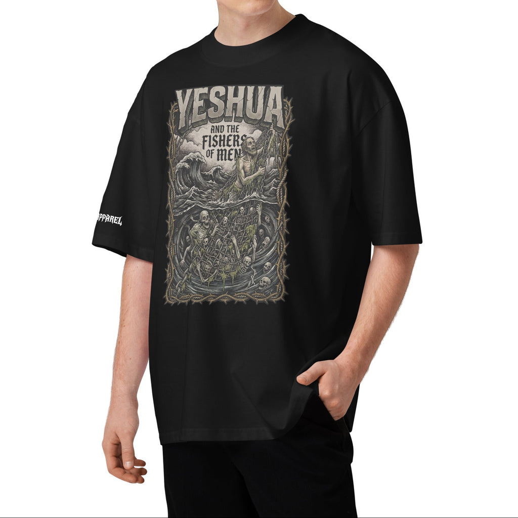 OVERSIZED ORGANIC T-SHIRT: YESHUA and the Fishers of Men