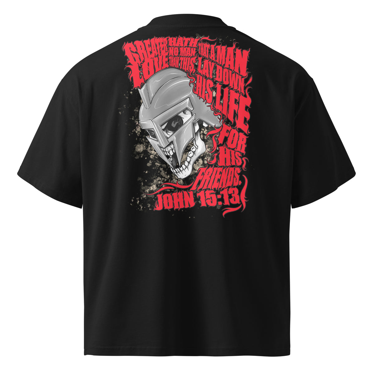 OVERSIZED ORGANIC T-SHIRT: CHARITY: TRAVIS MANION FOUNDATION - VETERANS