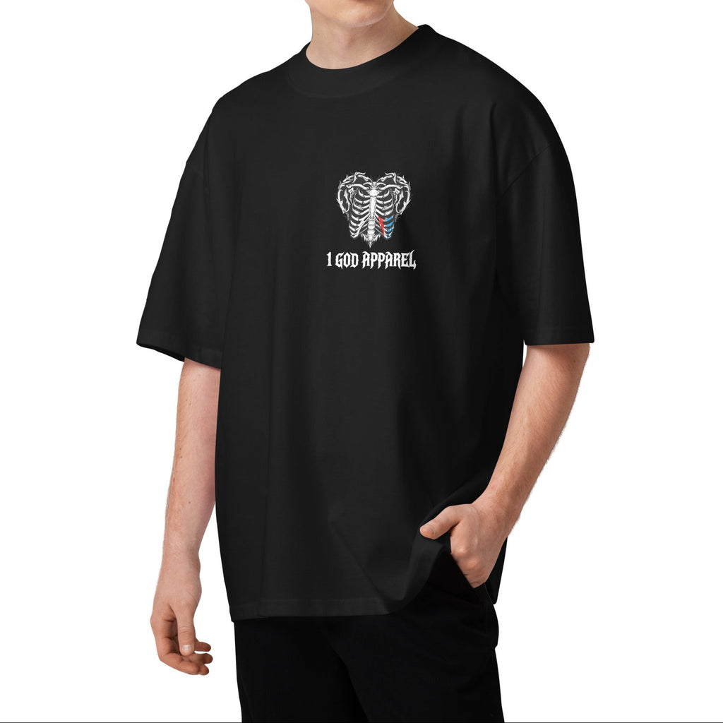 OVERSIZED ORGANIC T-SHIRT: CHARITY: TRAVIS MANION FOUNDATION - VETERANS