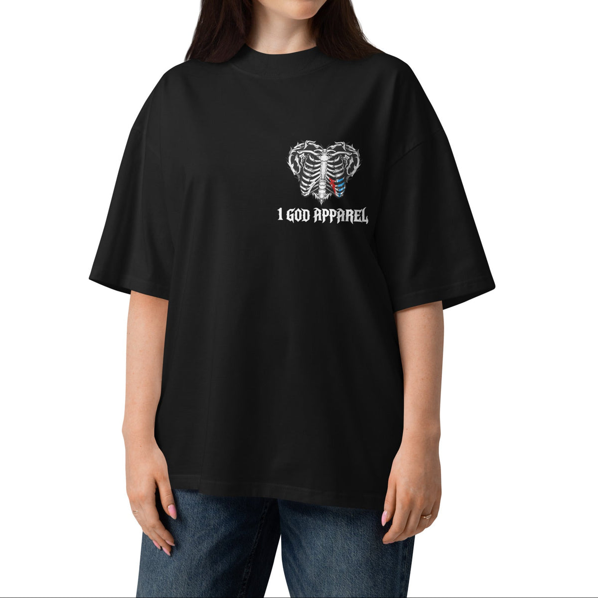 OVERSIZED ORGANIC T-SHIRT: CHARITY: TRAVIS MANION FOUNDATION - VETERANS