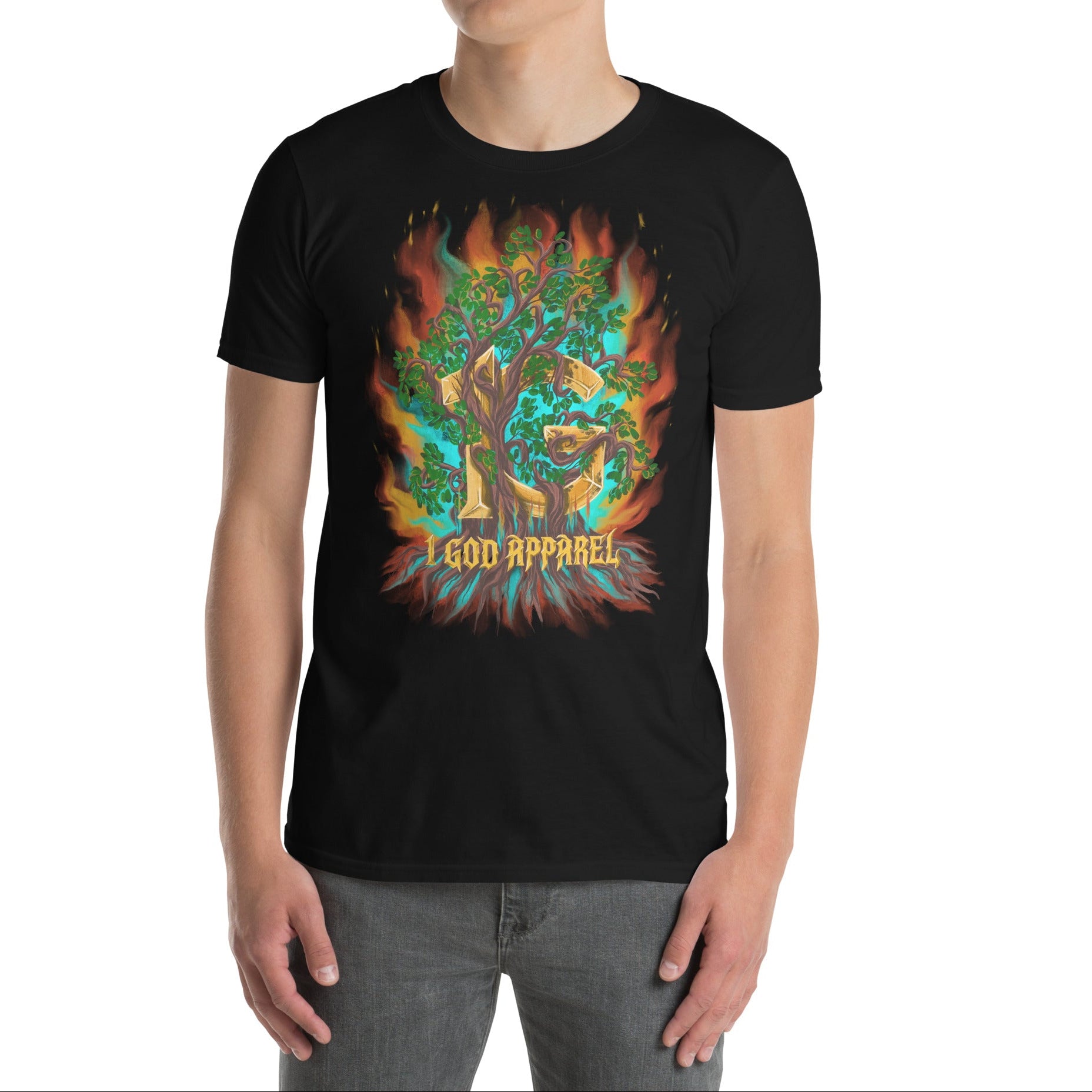 UNISEX T-SHIRT: ARTIST COLLECTION: 1 GOD APPAREL