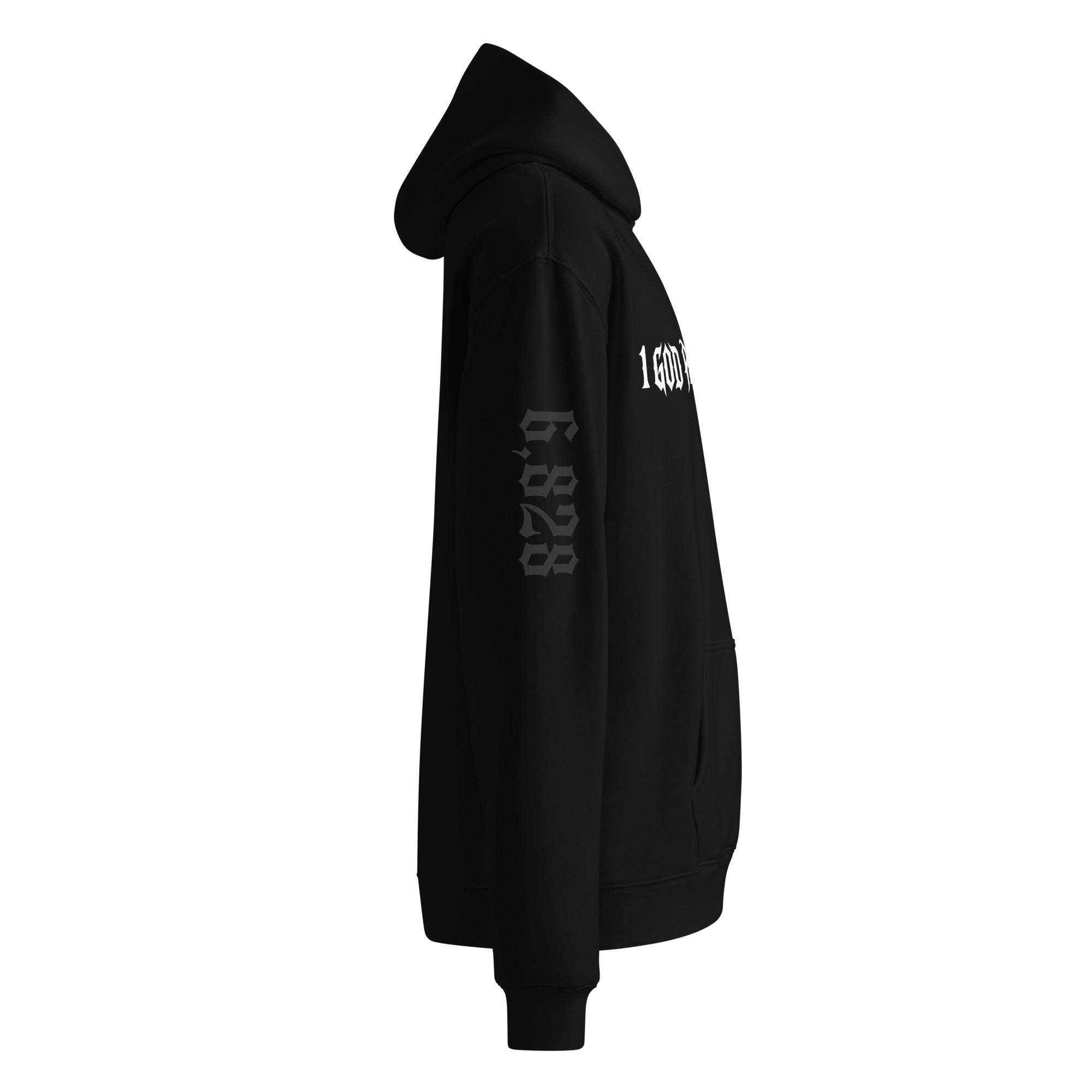 OVERSIZED HOODIE: 1 GOD APPAREL