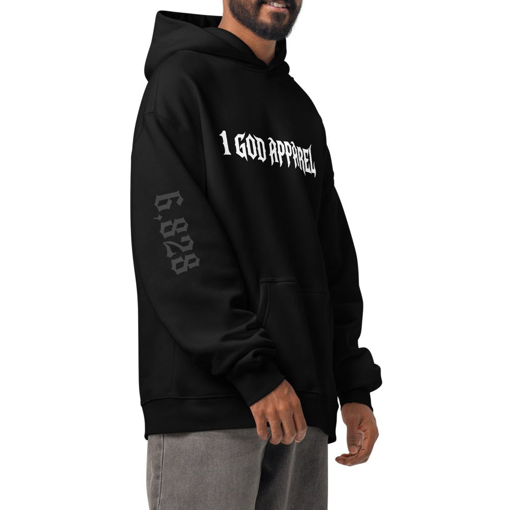 OVERSIZED HOODIE: 1 GOD APPAREL